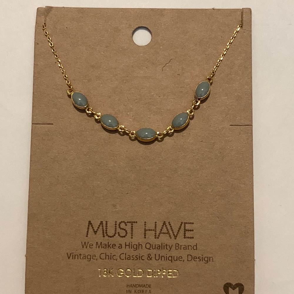 Must Have Grey Bead Necklace